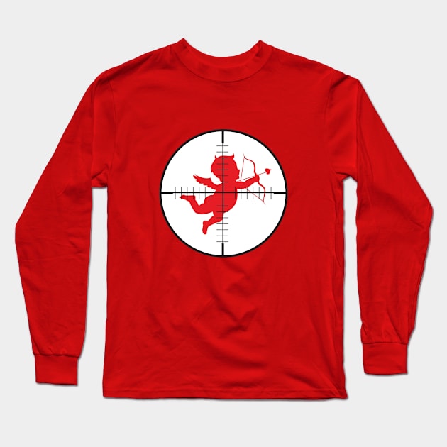 Sight on Bad Cupid Long Sleeve T-Shirt by MikesTeez